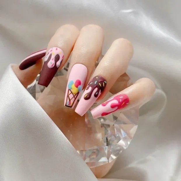 Nail kẹo ngọt hot