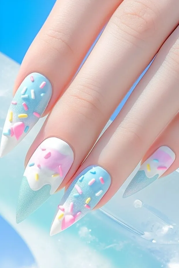 Làm nail kẹo ngọt