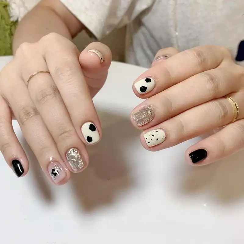 nail trứng cút đơn giản