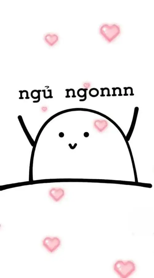 meme ngủ ngon dễ thương