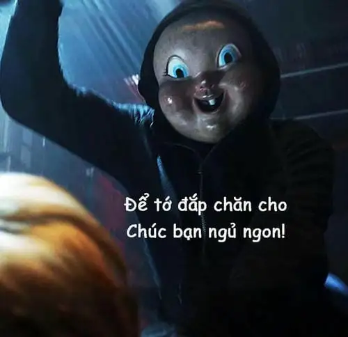 meme chúc ngủ ngon kinh dị