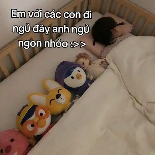 meme ngủ ngon cute đáng yêu