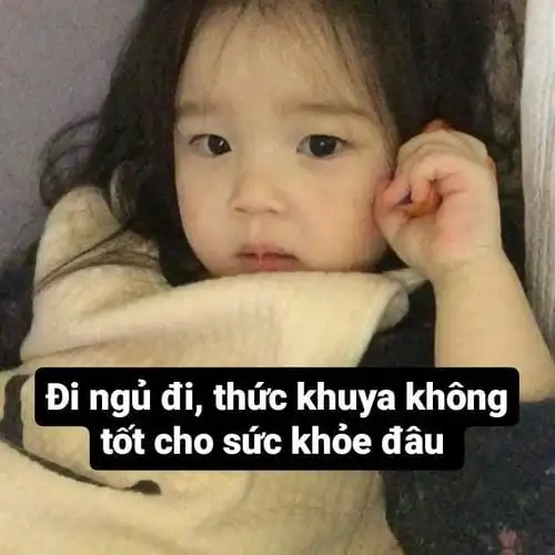 đi ngủ đi meme