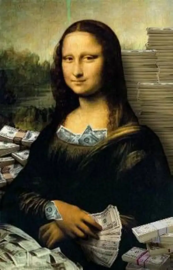 meme mona lisa khi giàu