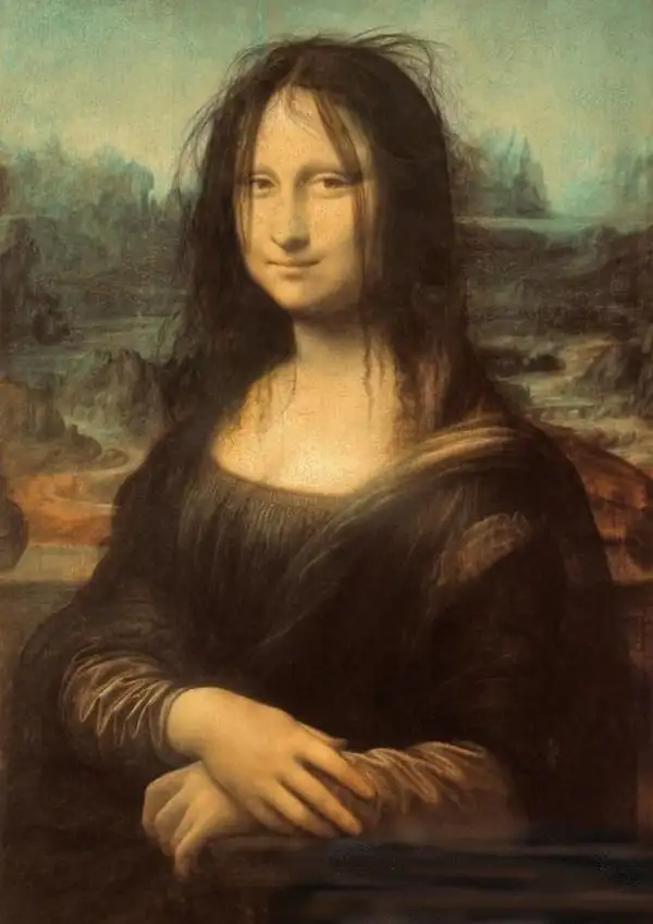 meme mona lisa bơ phờ