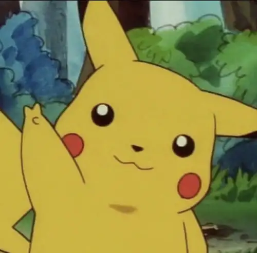 ảnh pikachu meme chào