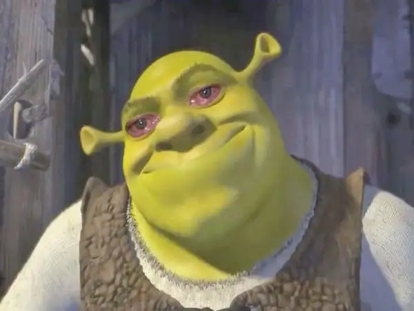 meme shrek chịu đựng