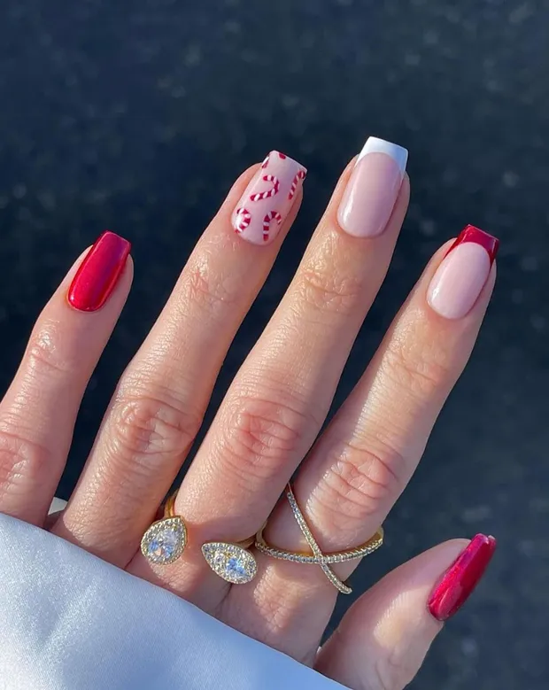 Mẫu nail kẹo ngọt ngọt ngào