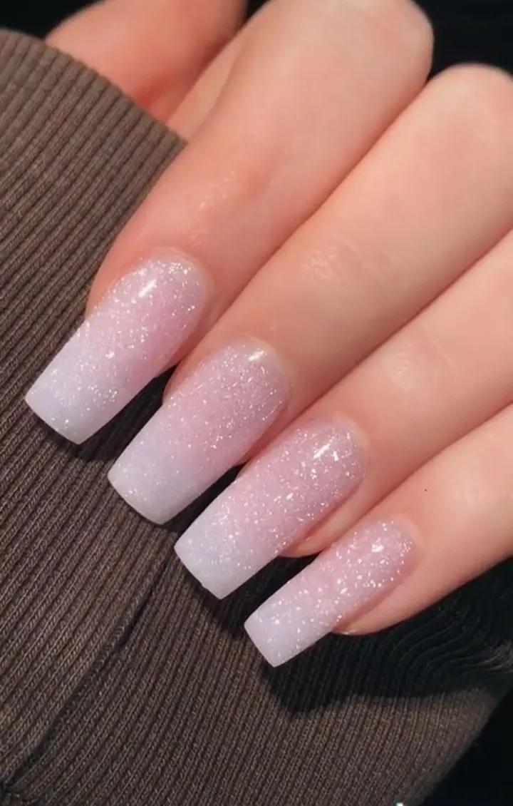 Nail nhũ hồng đẹp 