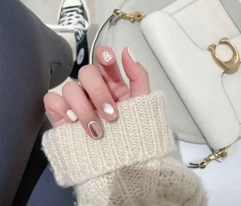 nail trứng cút đẹp dễ chịu