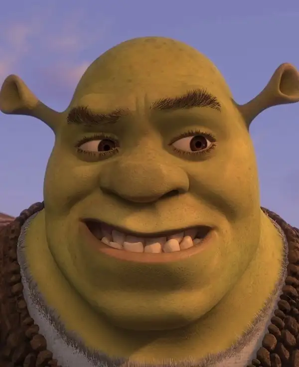 meme shrek ngây ngô