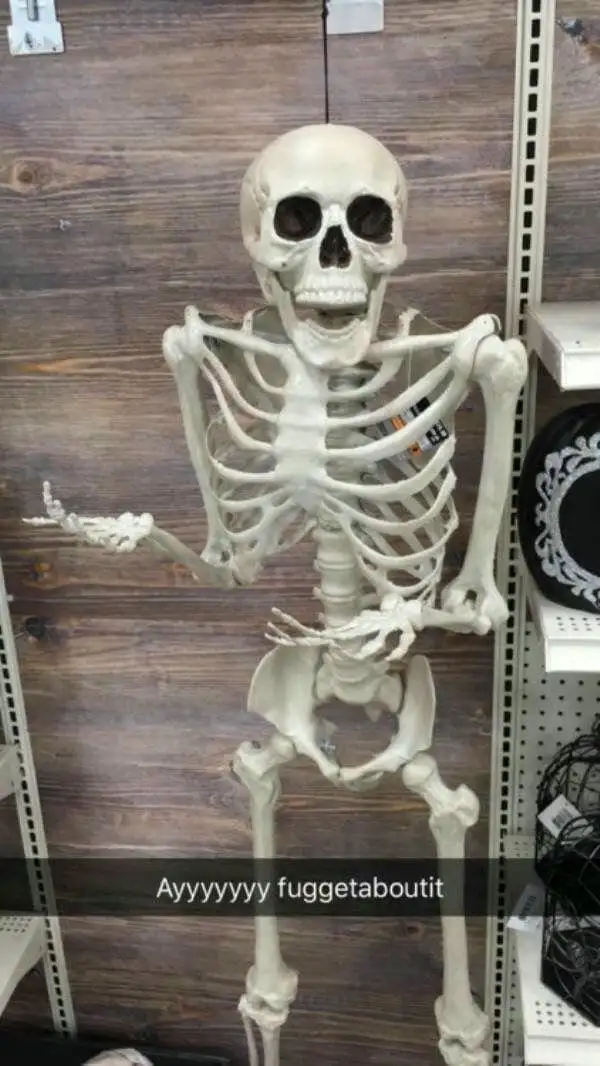 meme skeleton