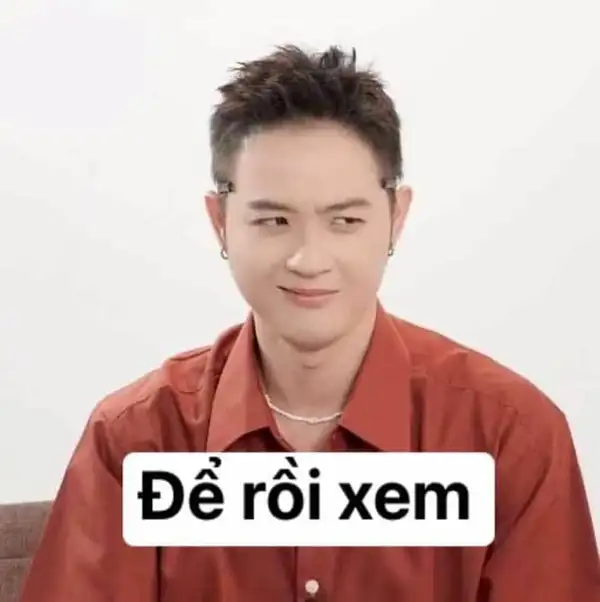 meme liếc để rồi xem