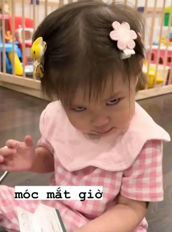 meme pam liếc móc mắt giờ