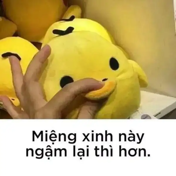 meme suỵt ngậm miệng lại