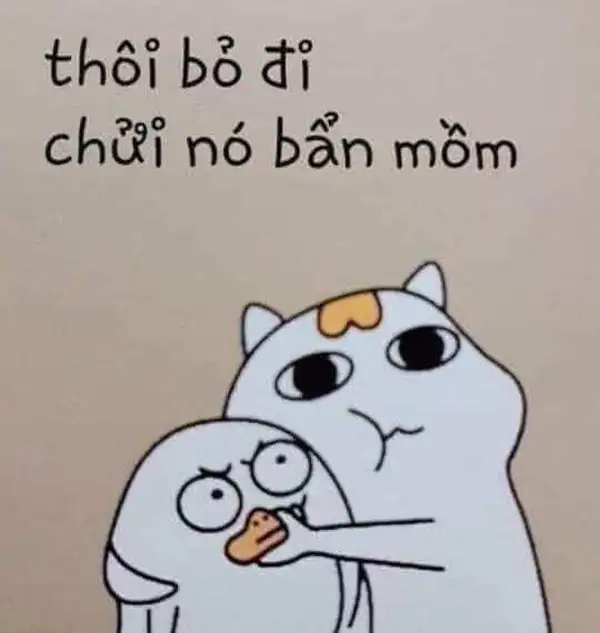 ảnh meme suỵt bỏ đi