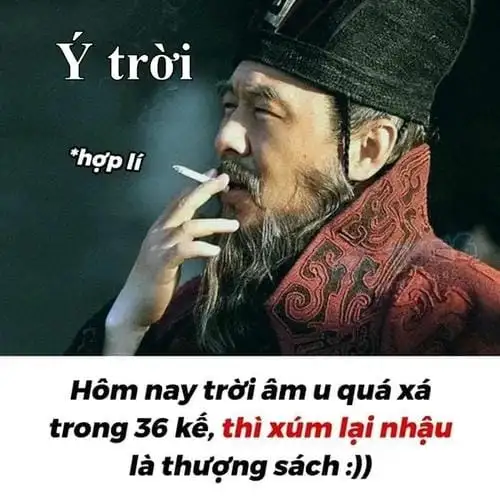 meme ý trời đi nhậu