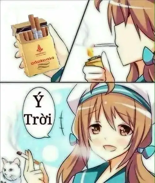 ảnh meme ý trời anime