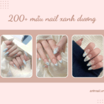 nail xanh dương