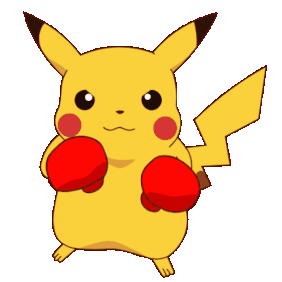 pikachu gif boxing