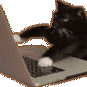 đánh tung bàn phím gif