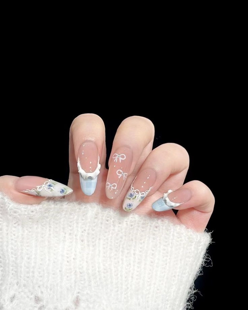 mẫu nail chụp kỷ yếu đẹp nhất
