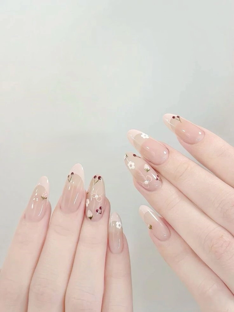 mẫu nail kỷ yếu đơn giản