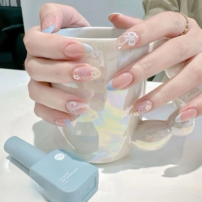 nail xanh dương đẹp
