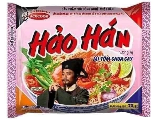 ảnh chế mì hảo hán đậm chất meme 