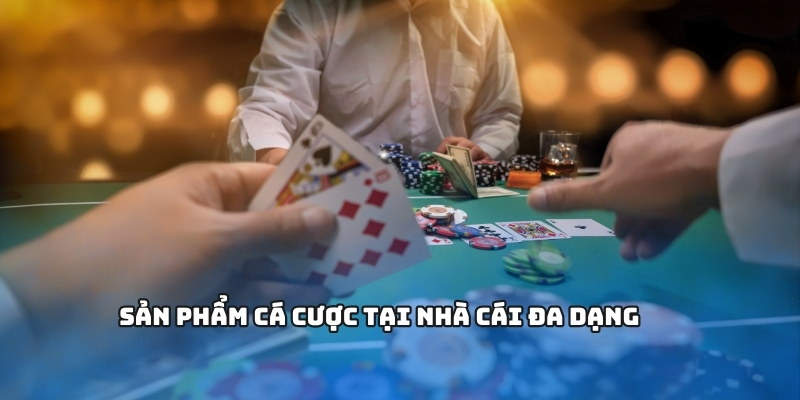 Sản phẩm cá cược tại nhà cái đa dạng