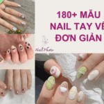 nail tay vẽ đơn giản