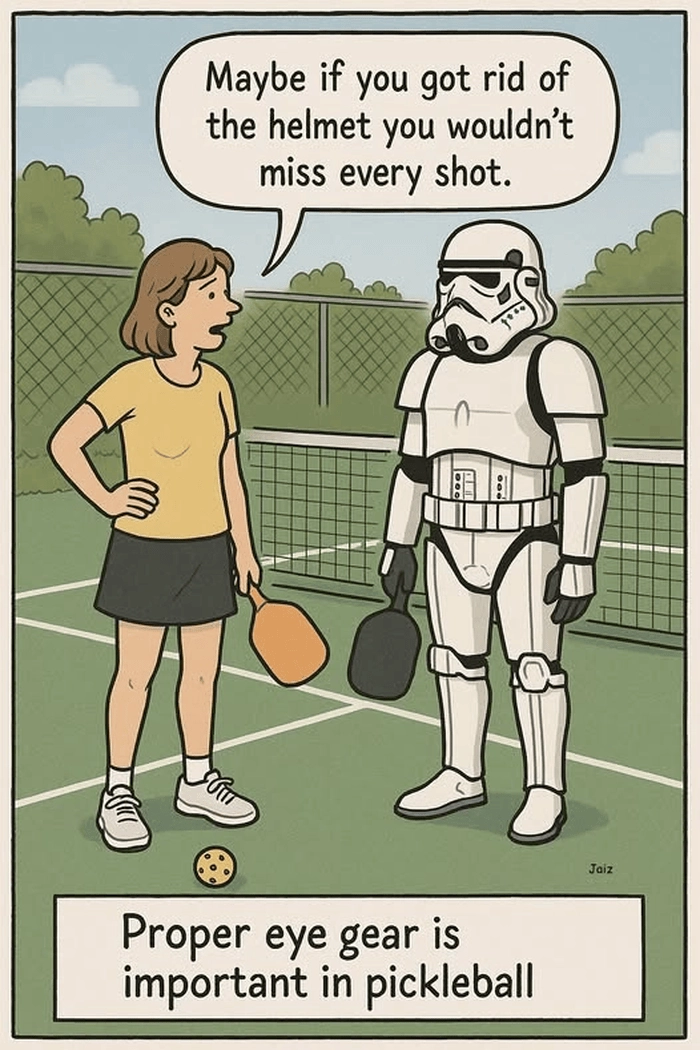 vượt mức pickleball meme hài hước trên mạng xã hội 