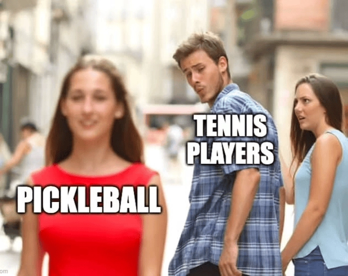 pickleball meme ảnh hài trending 