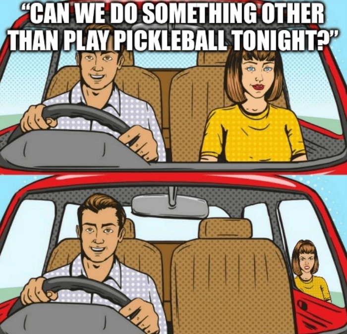 pickleball meme hài hước cực mạnh 