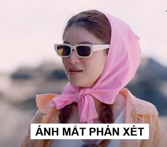 ánh mắt phán xét meme gia đình haha