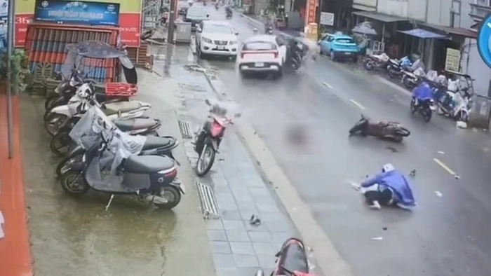 ảnh ngã xe nhẹ 