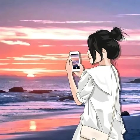 avatar đôi anime cute