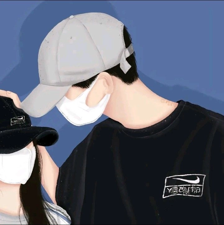avatar đôi cho 2 người cute, avatar đôi tình cảm 