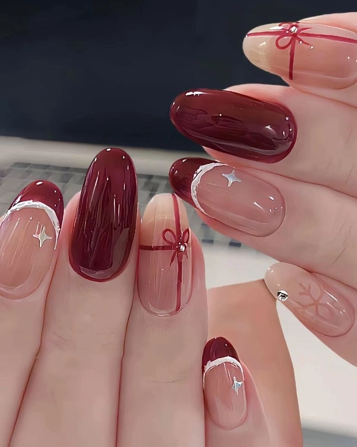 mẫu nail cho học sinh cấp 3 nhẹ nhàng 
