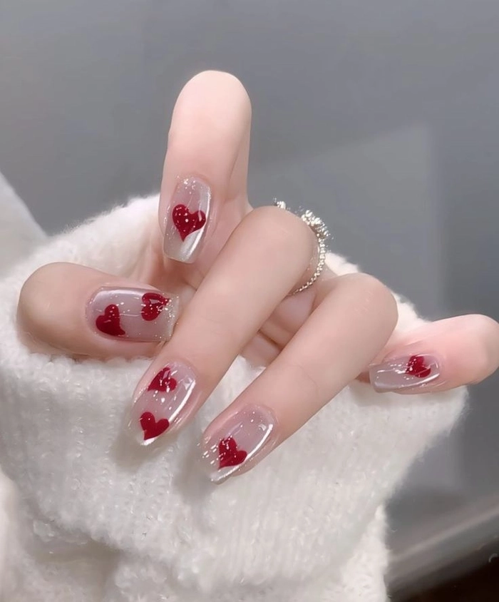 mẫu nail cho học sinh cấp 3 xinh xắn 
