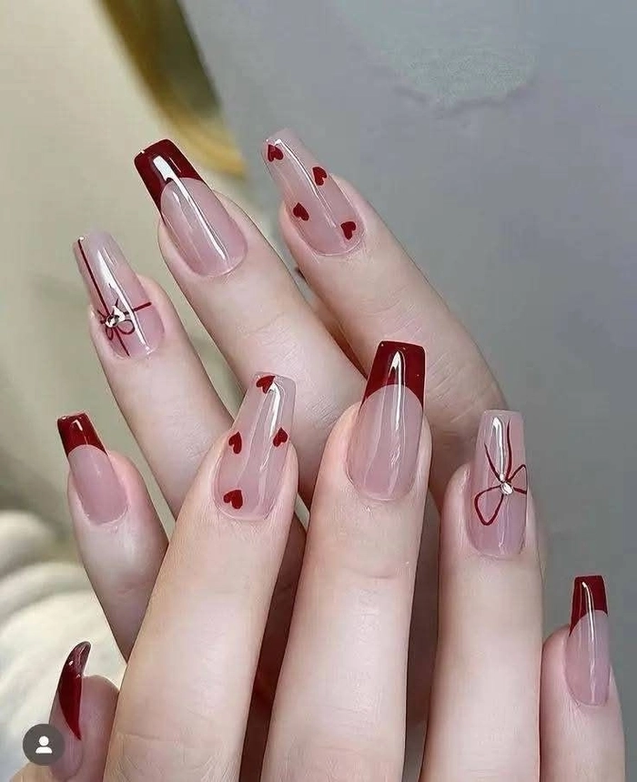 mẫu nail cho học sinh cấp 3 không quá nổi 