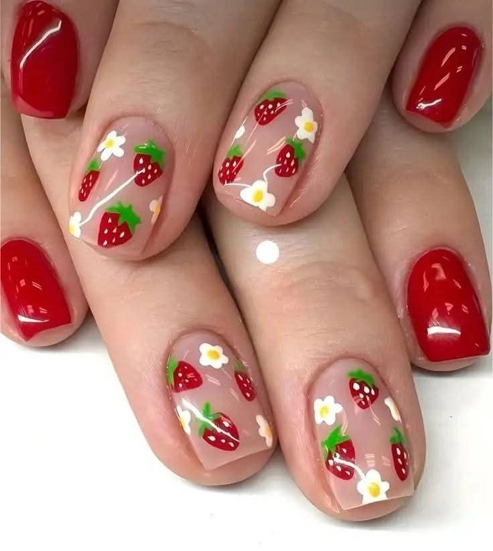 mẫu nail cho học sinh cấp 3 nhẹ nhàng dễ làm 