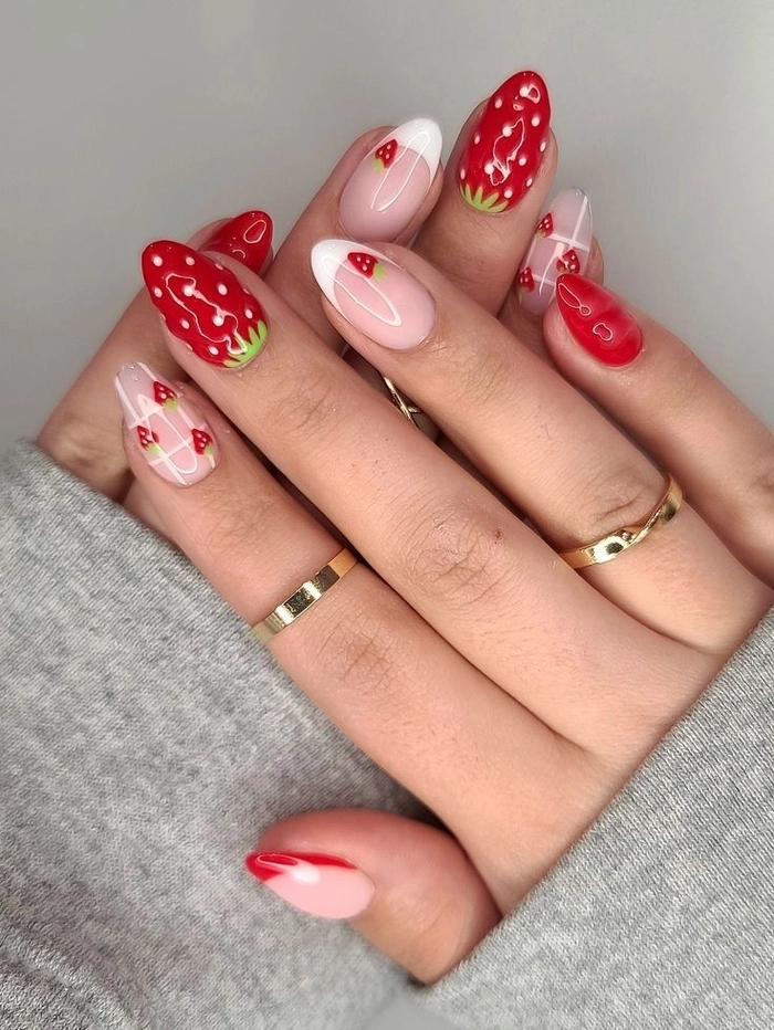 mẫu nail cho học sinh cấp 3 màu pastel 