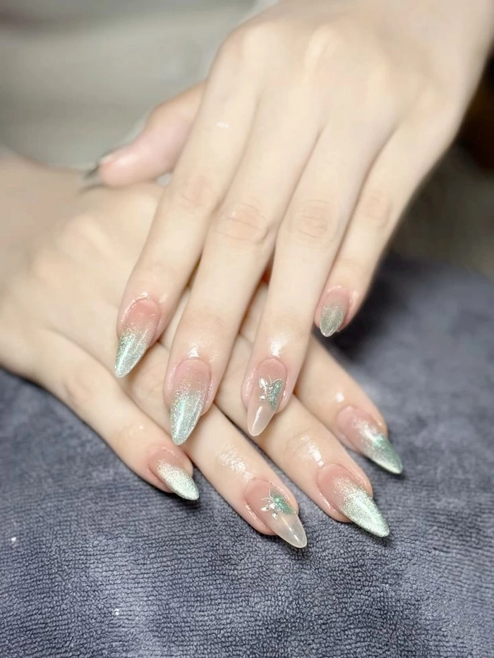 mẫu nail cho học sinh cấp 3 dễ thương 