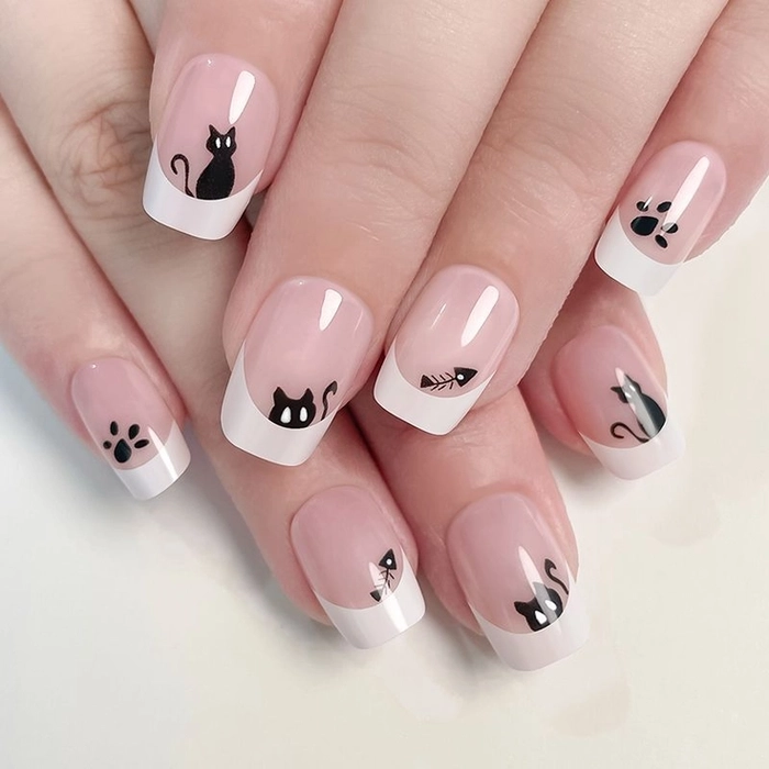 mẫu nail cho học sinh cấp 3 ngọt ngào 