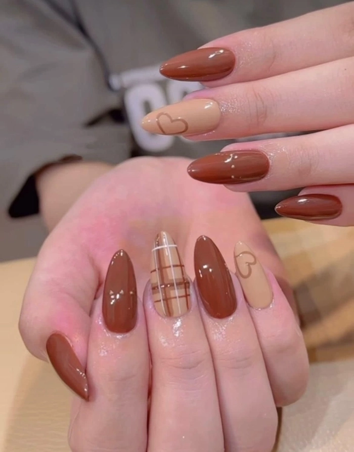 mẫu nail cho học sinh cấp 3 pastel nhẹ 