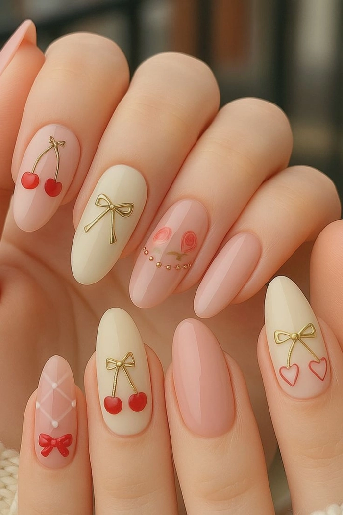 mẫu nail cho học sinh cấp 3 đi học an toàn 