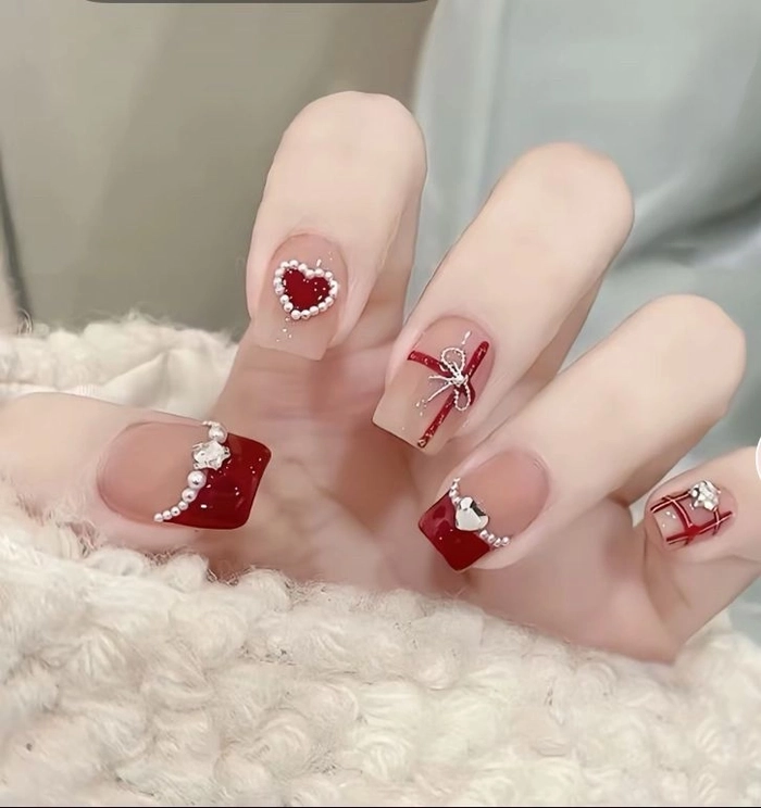 mẫu nail cho học sinh cấp 3 siêu dễ thương 
