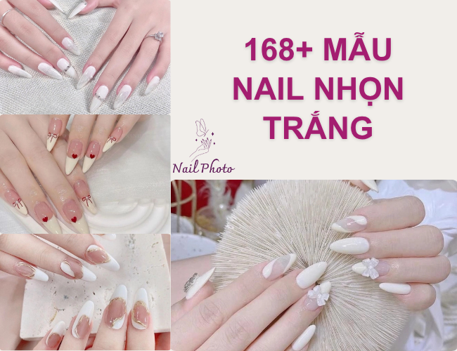 nail nhọn trắng