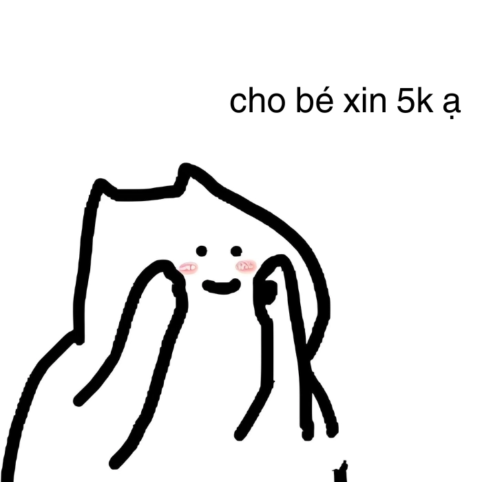 ảnh meme xin tiền người yêu